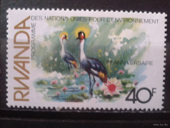 Руанда 1982 Птицы** Михель-1,5 евро