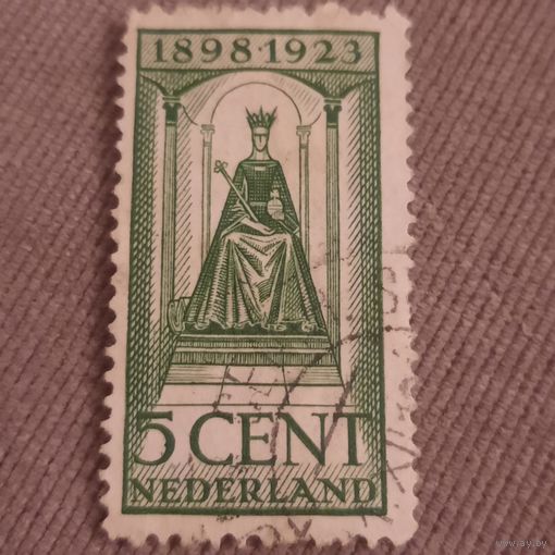 Нидерланды 1923. Королева Вильгельмина