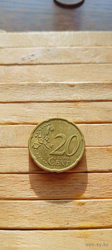 20 евроцентов 2002 год Германия А