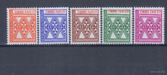 [2497] Сенегал 1961. Орнамент.Серия доплатных марок. MNH