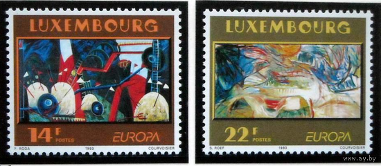 Люксембург 1993 (Ми-1318-90) Европа-СЕПТ живопись**