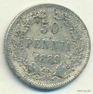 50 пенни 1889 год _состояние VF