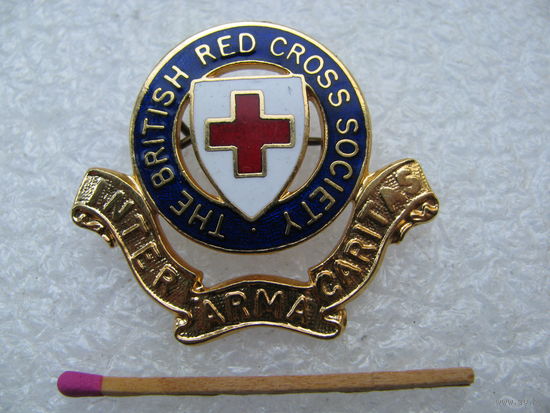 Знак. Британское общество Красного креста. тяжёлый