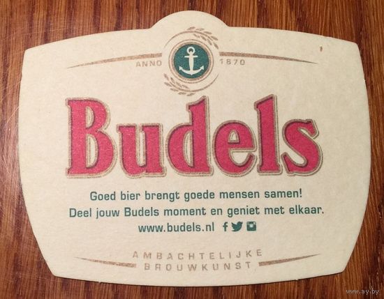 Подставка под пиво Budels /Нидерланды/ No 2