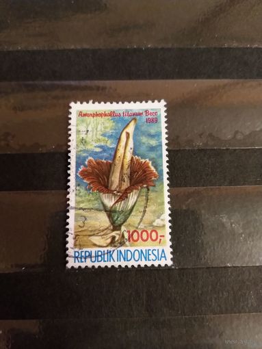 1989 Индонезия флора концовка серии высокий номинал (4-11)