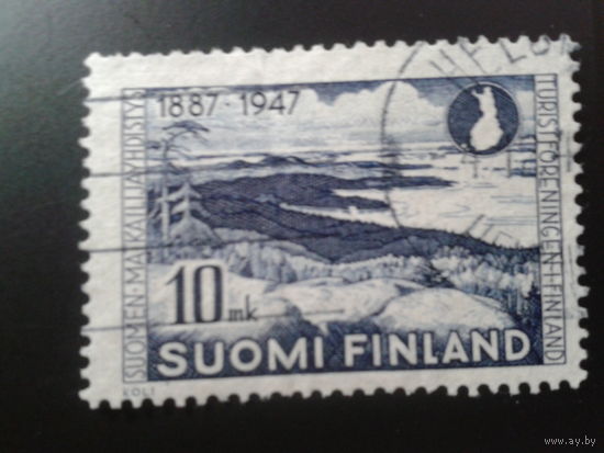 Финляндия 1947 природный ландшафт