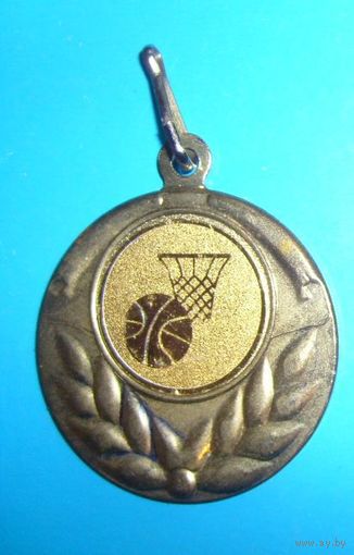 Медаль спортивная.Районная школьная баскетбольная лига.2007-2008г.