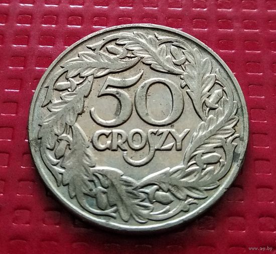 Польша 50 грошей 1923 г . #41402
