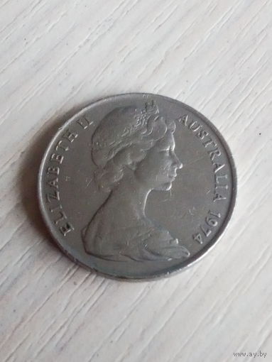 Австралия 10 центов 1974г.
