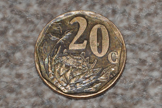ЮАР. 20 центов 1997