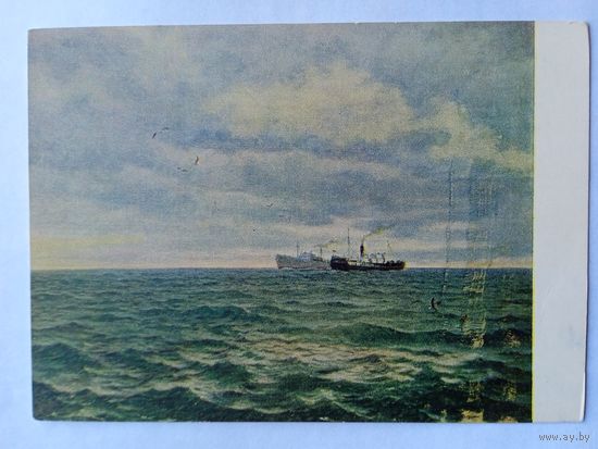 1956. Жигалов. В Белом море