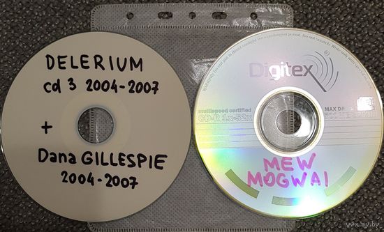 CD MP3 DELERIUM. Dana GILLESPIE, MEW, MOGWAI -  Selected Albums - 2 CD