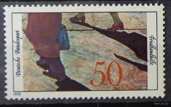 Германия, ФРГ 1978 г. Mi.957 MNH** полная серия