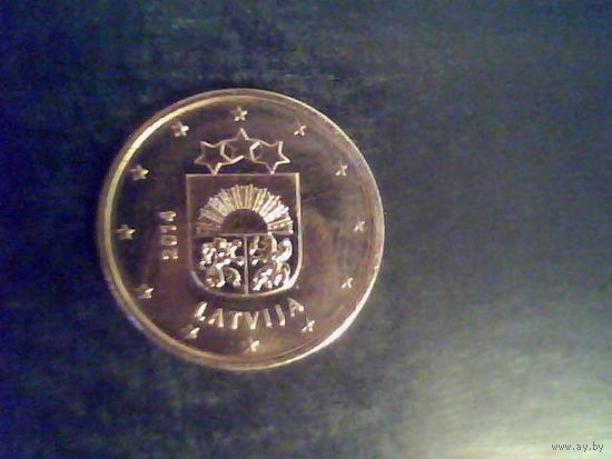 Монеты.Латвия 1 Цент 2014.