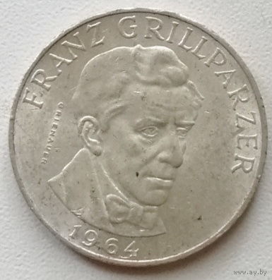 Австрия 25 шиллинг 1964 Франц Грильпарцер