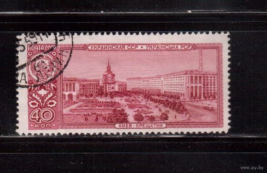 СССР-1958, (Заг.2143)  гаш., Столицы республик, Киев