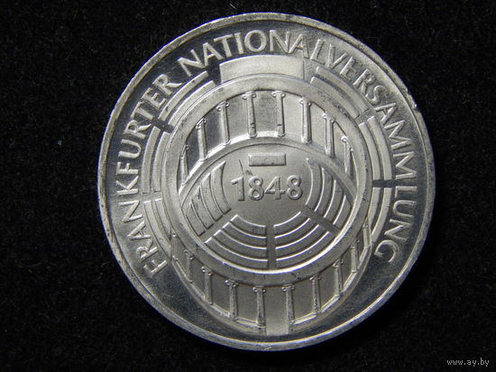ФРГ 5 марок 1973г.Франкфуртское национальное собрание.UNC