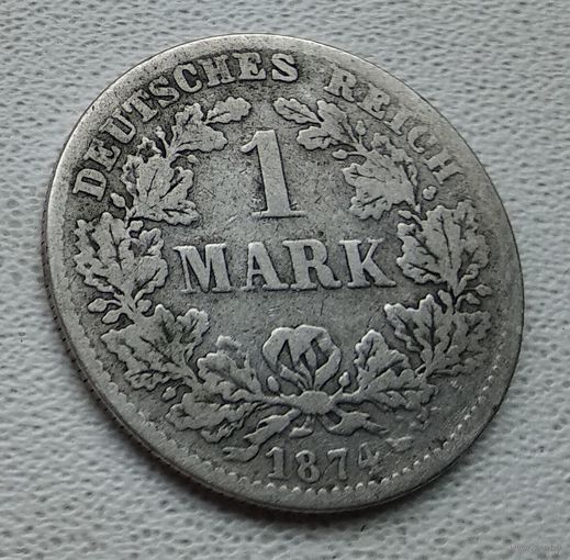 Германия 1 марка, 1874 "C" - Франкфурт-на-Майне (Выпуск -840.398)  8-10-24