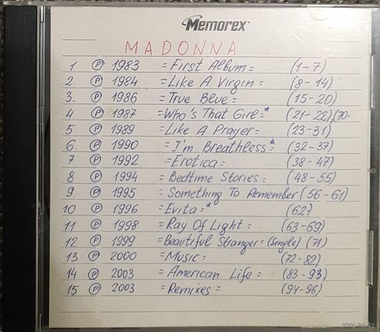 CD MP3 дискография MADONNA - 1 CD