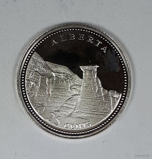 Канада 25 центов 1992 125 лет Конфедерации Канада - Альберта