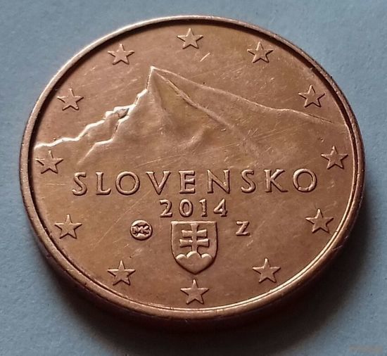 1 евроцент, Словакия 2014 г.