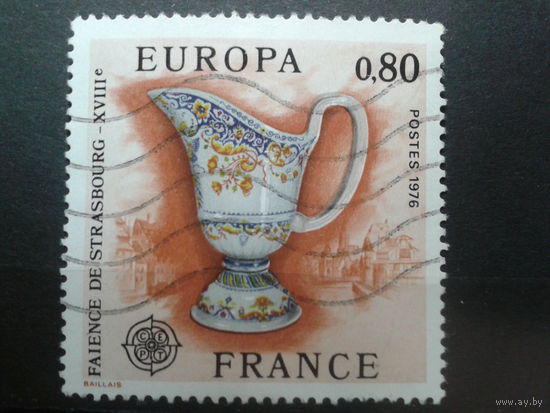 Франция 1976 Европа, керамический кувшин 18 века