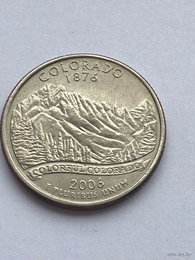 25 центов 2006 г. Колорадо, США