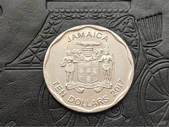 Ямайка. 10 долларов 2017.