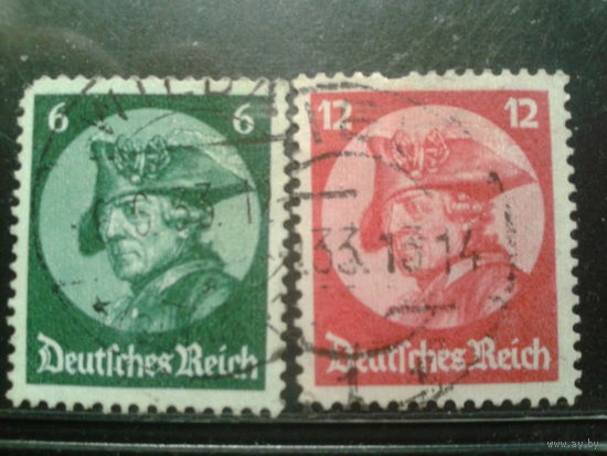 Германия 1933 Король Пруссии Фридрих Великий Михель-2,4 евро гаш