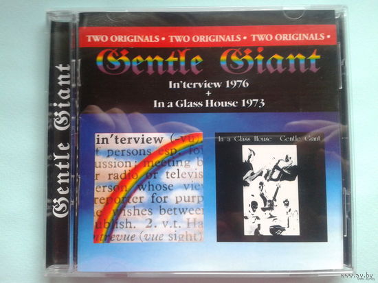 Продажа коллекции. GENTLE GIANT	In'terview 1976,   In A Glass House 1973