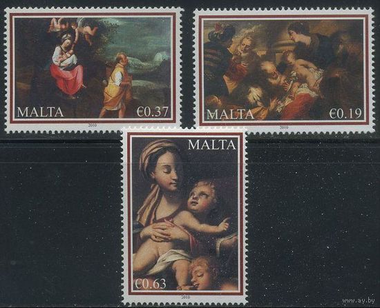 Мальта 2010 Искусство, Живопись, Религия, Рождество **