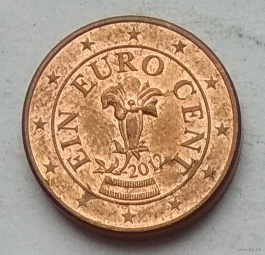 Австрия 1 евроцент 2012 г.