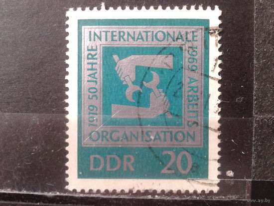 ГДР 1969 50 лет межд. организации труда