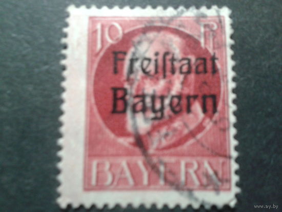 Республика Бавария 1919 надпечатка