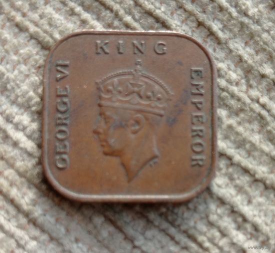 Werty71 Малайя 1 цент 1940 Георг 6
