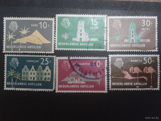 Нидерландские Антилы Колония 1958 стандарт 6 марок