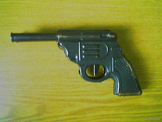 Игрушка - Пистолет металлический двухствольный. (возможен обмен)
