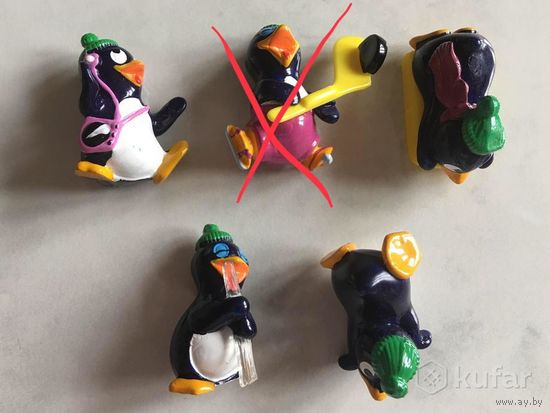 Пингвины Зимние киндер Цена за один 6 руб . Вкладыш Цена 6 руб