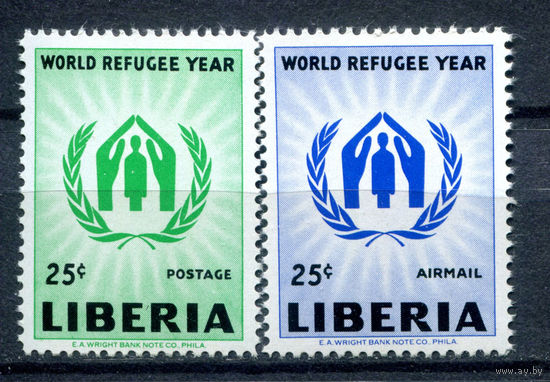 Либерия - 1960г. - Международный год беженцев - полная серия, MNH [Mi 548-549] - 2 марки