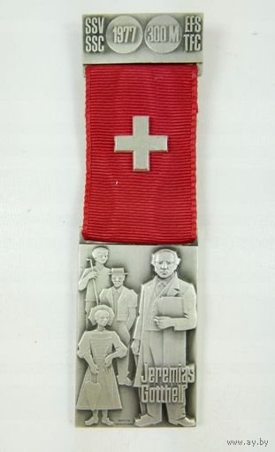 Швейцария, Памятная медаль "Спортивная стрельба" 1977 год.