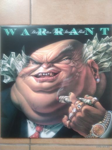 WARRANT - Dirty Rotten Filthy Stinking Rich 88 Columbia/Sony Music Europe  Mint