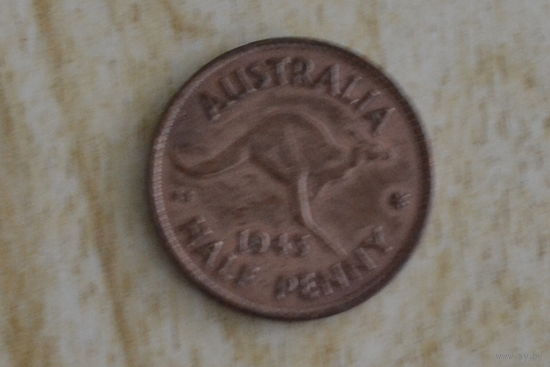 Австралия пол пенни 1943