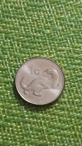 Мальта 1 цент 2001 г ( фауна , хорёк )
