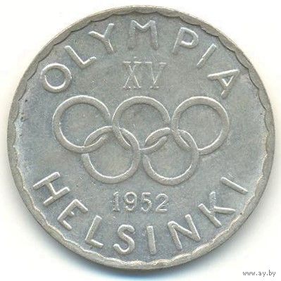 Финляндия. 500 марок 1952 г. XV летние Олимпийские игры, Хельсинки 1952.