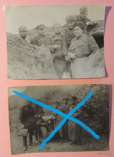 Фото "Боевой путь гвардии полковника", война, 1943 г. (17*11,5 см)