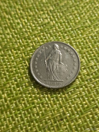 Швейцария 1-2 франка 1980 г
