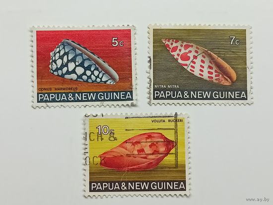 Папуа Новая Гвинея 1968-1969. Моллюски