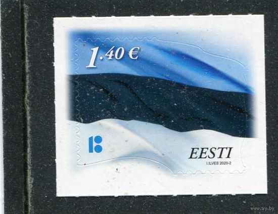 Эстония. Стандарт. Государственный флаг. Вып.2020