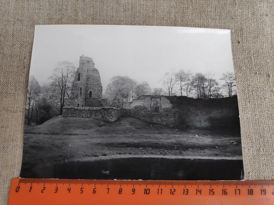 Фотография. Замок в 70-е гг. ХХ века.
