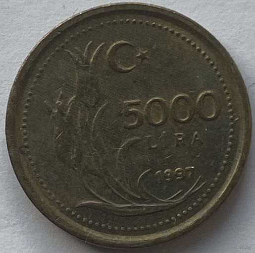 Турция 5000 лир 1997 г.